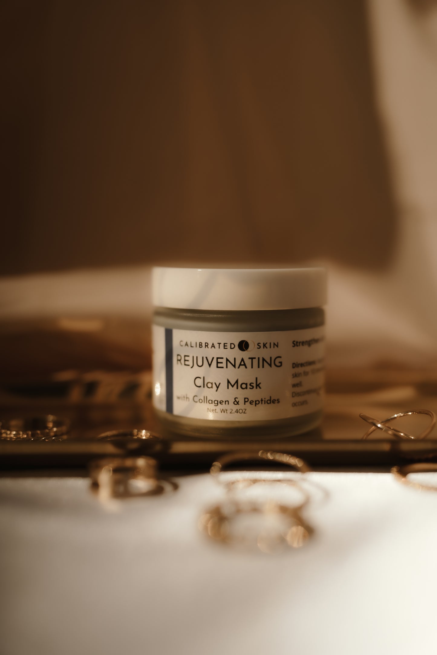 Rejuvenating Clay Mask /Green Tea Mask (strength, plump, anti-aging)