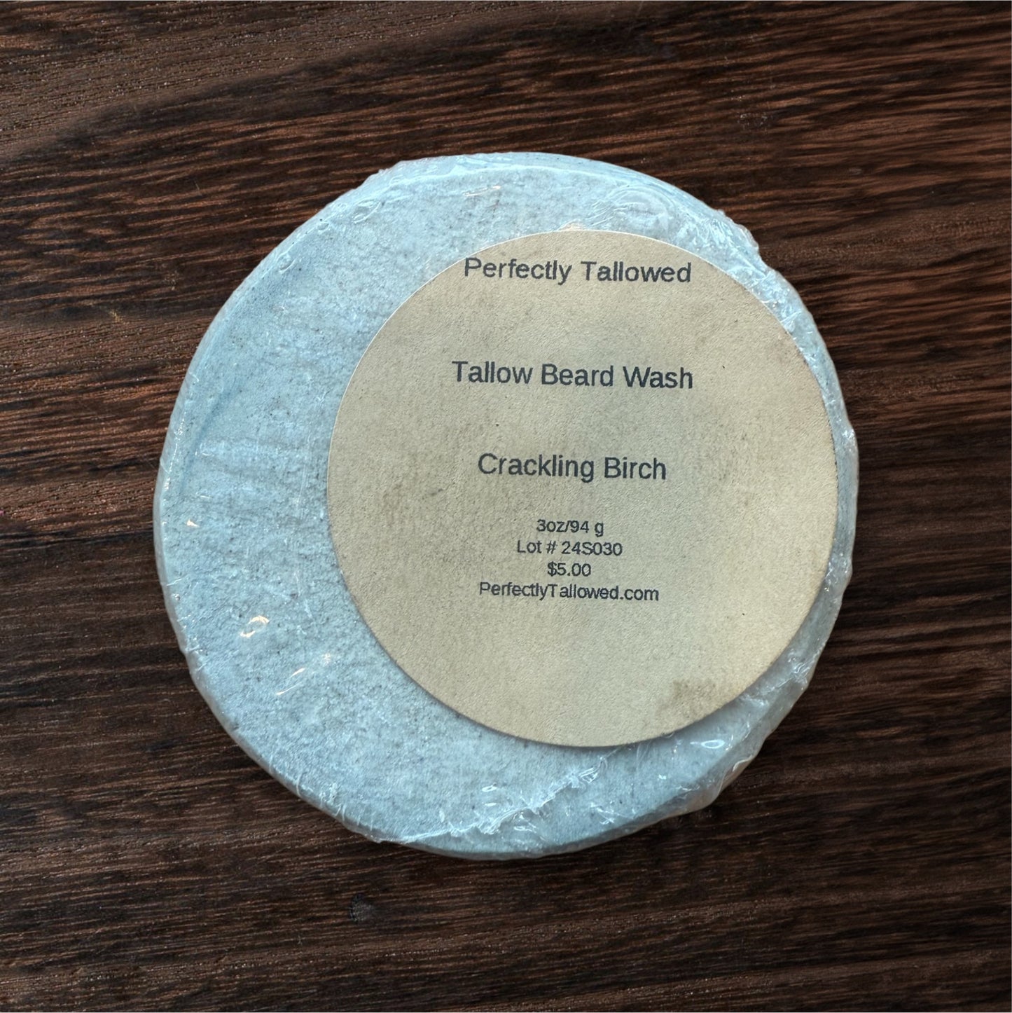 Crackling Birch Tallow Beard Wash