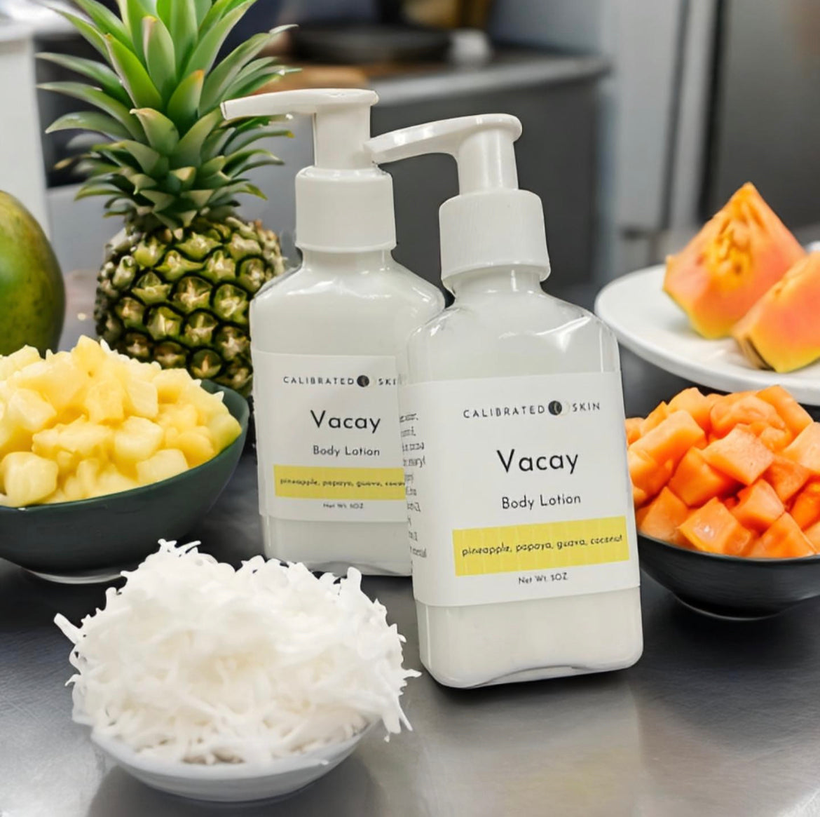 Vacay Body Lotion (pineapple, papaya, guava, coconut)