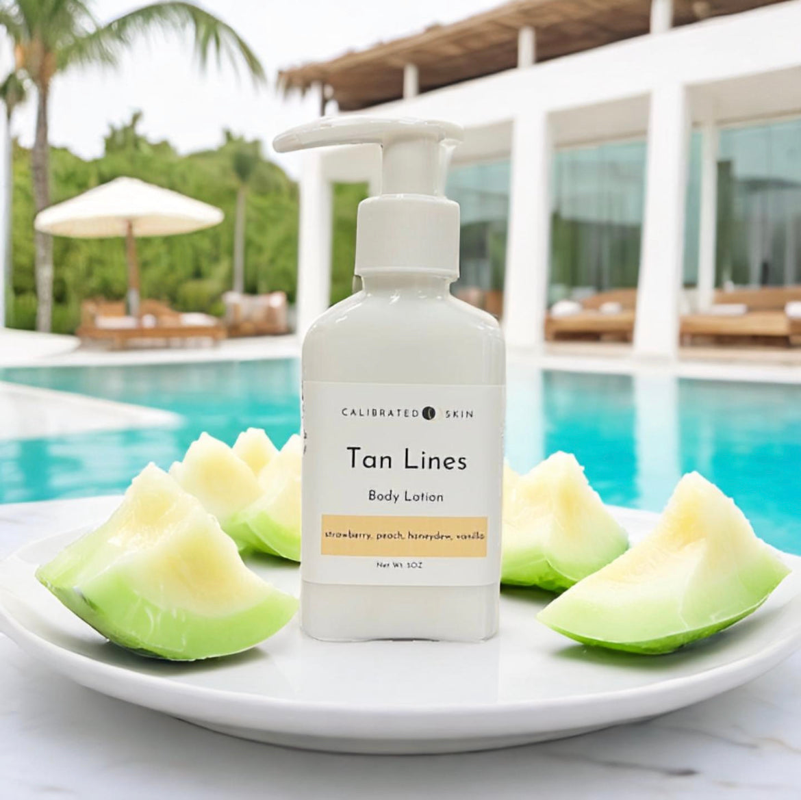 Tan Lines Body Lotion (strawberry, peach, honeydew, vanilla)