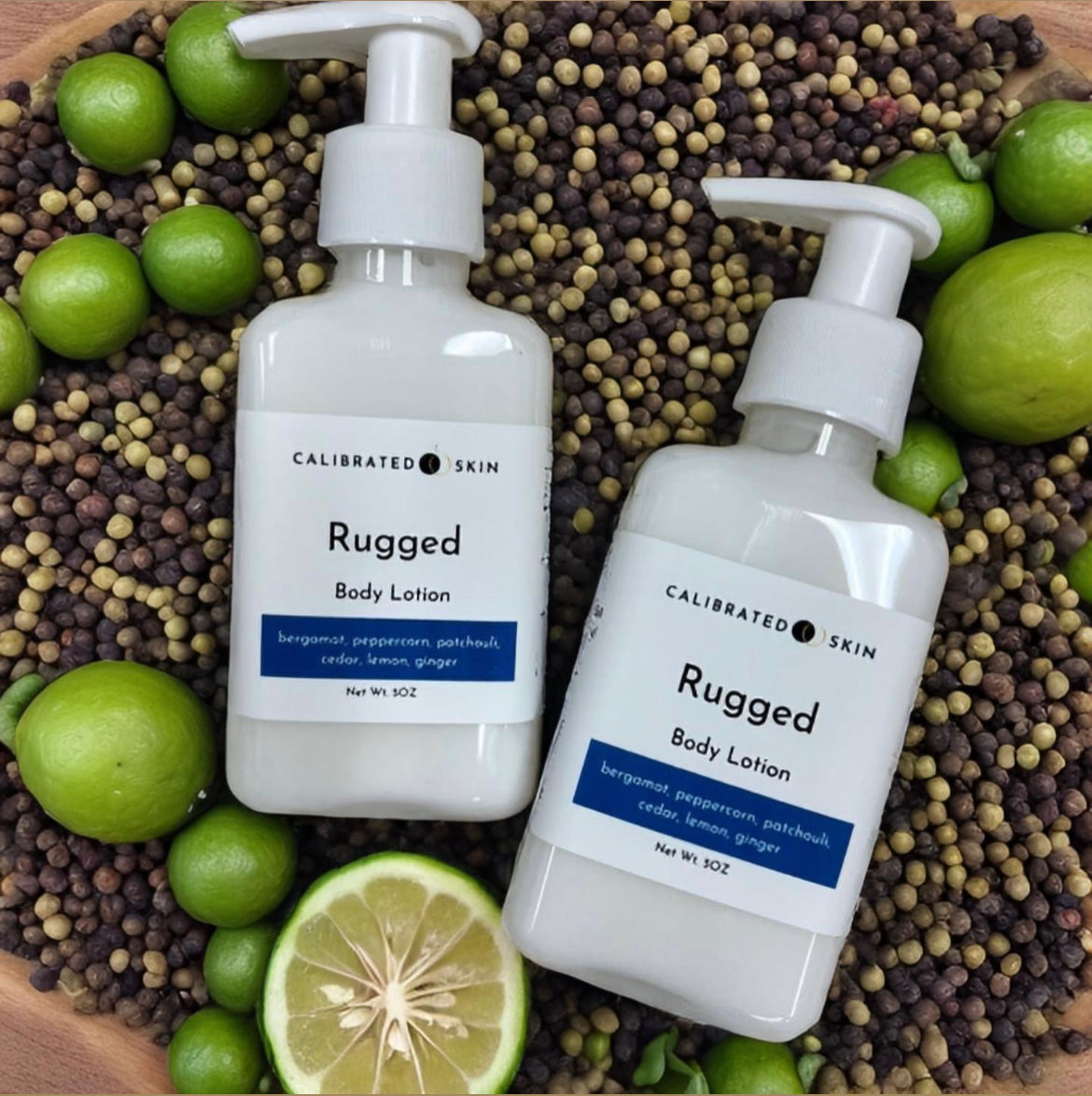 Rugged Body Lotion (bergamot, patchouli, cedar)