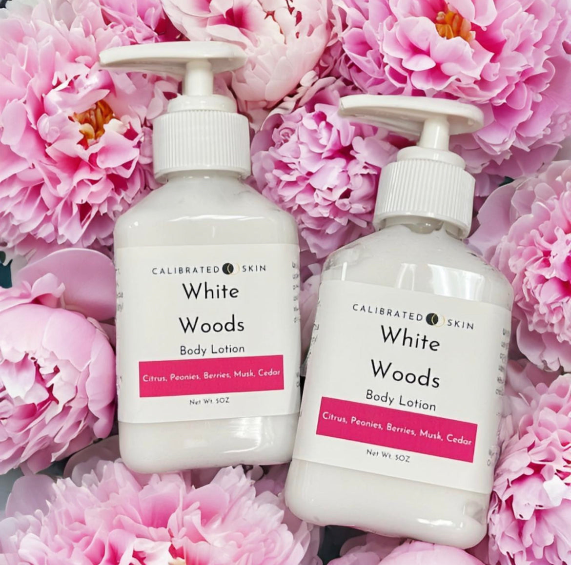 White Woods Body Lotion (citrus, peony, musk)