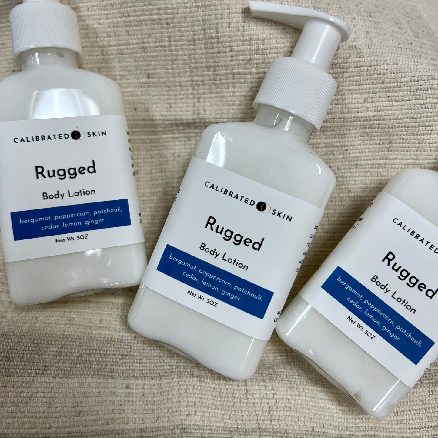 Rugged Body Lotion (bergamot, patchouli, cedar)