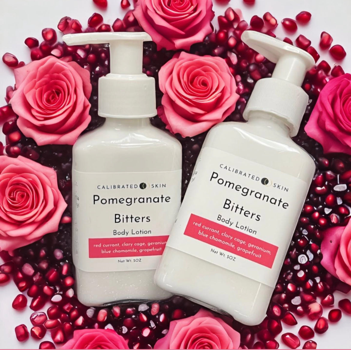 Pomegranate Bitters Body Lotion (pomegranate, citrus, red currant)