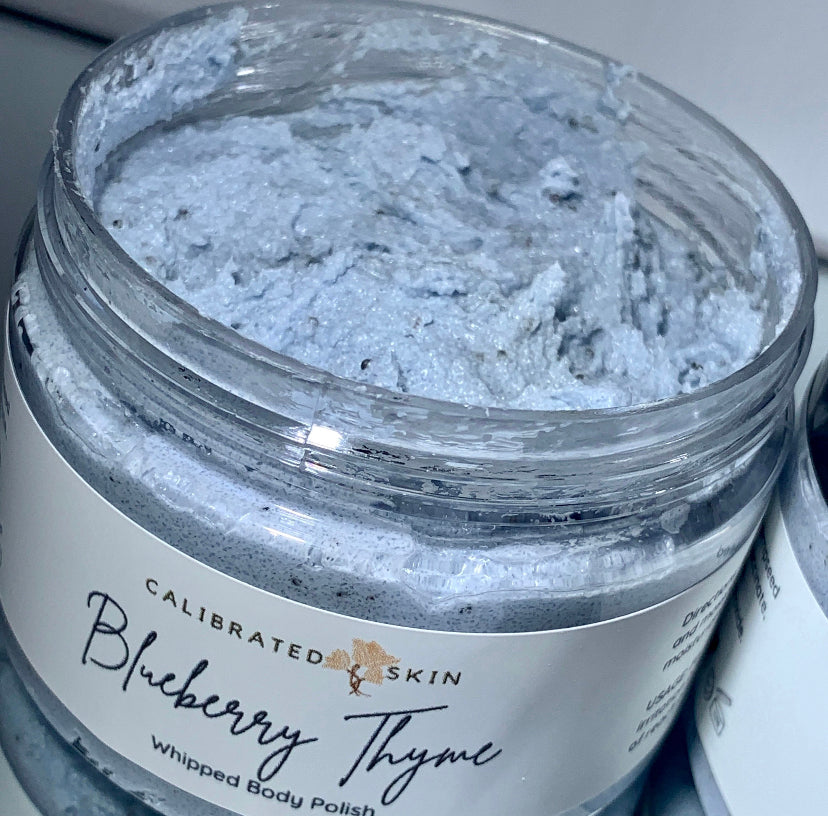 Blueberry Thyme Whipped Body Scrub