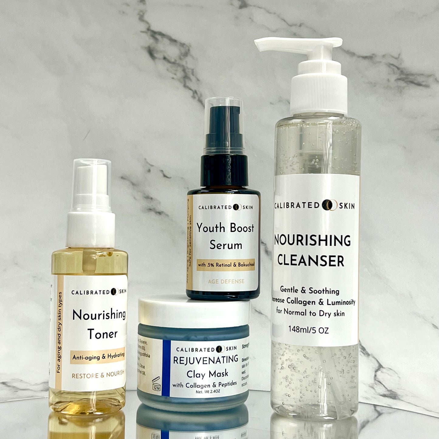 Rejuvenating Clay Mask /Green Tea Mask (strength, plump, anti-aging)