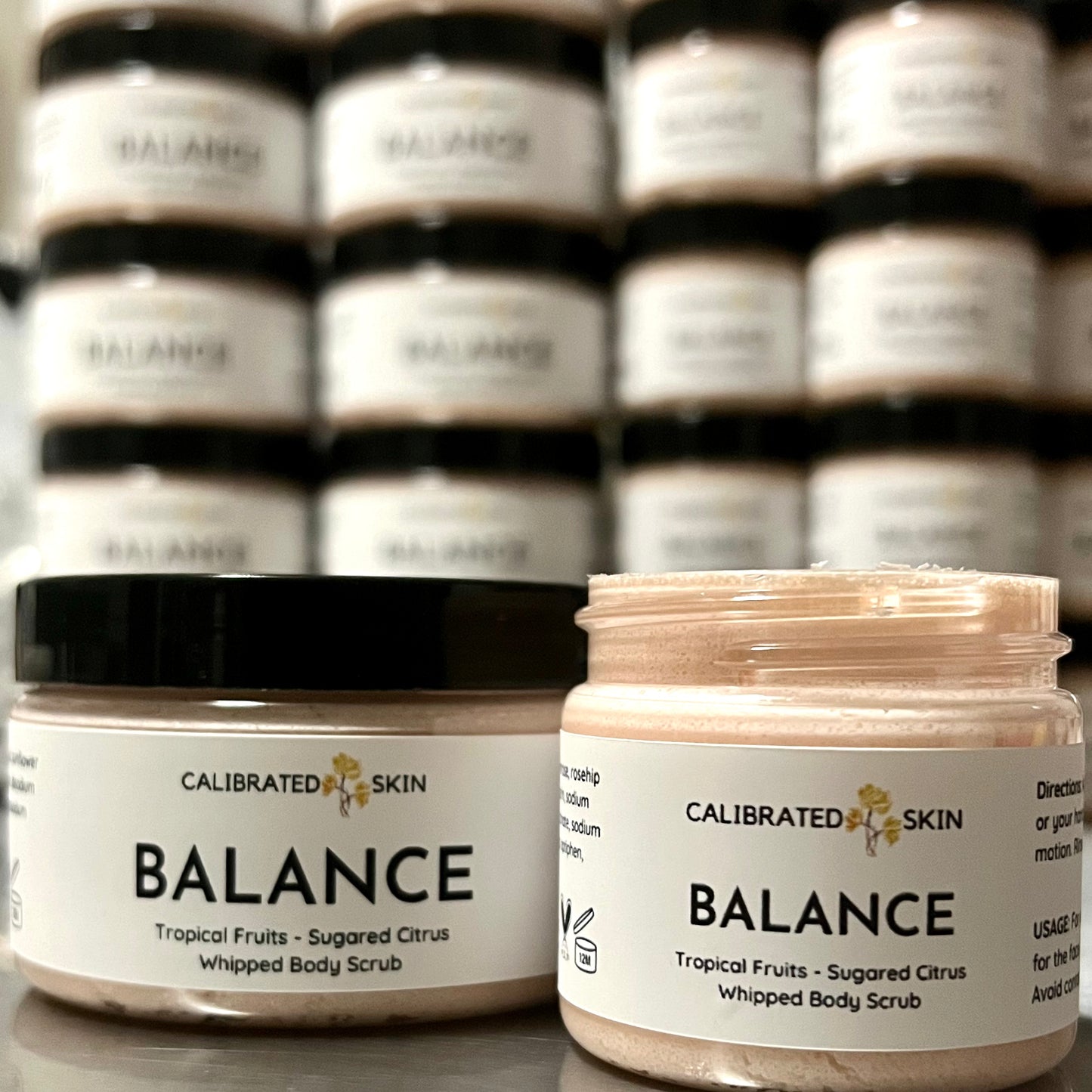 BALANCE Whipped Body Scrub (Sugared Citrus & Tropical Fruits)