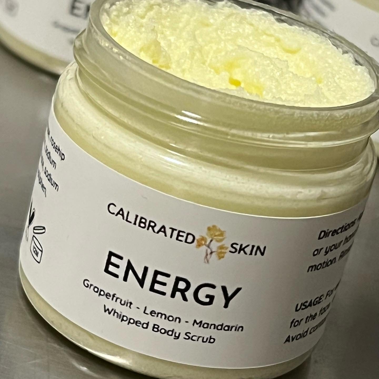 ENERGY Whipped Body Scrub (Grapefruit, Lemon, Mandarin)