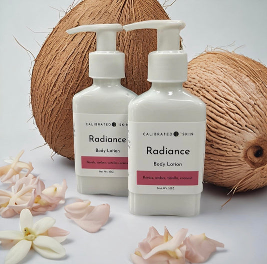 Radiance Body Lotion (florals, amber, vanilla, coconut)